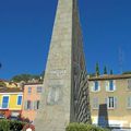 Le monument du Dixmude à Pierrefeu