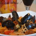 Spaghetti aux moules.