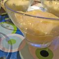 Mousse au citron avec mini-tuiles