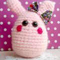 Diy de pâques ~ un lapin au crochet