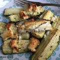 Courgettes rôties à la feta