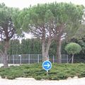 Rond-point à Thuir