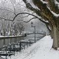 Annecy sous la neige