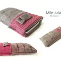 Pochette/Etui pour téléphone Mlle JULIA