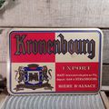 Ancienne Plaque Tôle Publicitaire Kronenbourg 