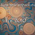 Les résolutions 2010!