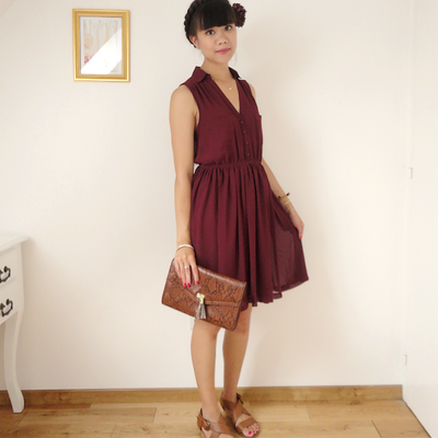 Plum dress