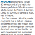 Incendie d'habitation