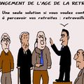 Rallongement de l'age de la retraite . .