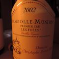 domaine perrot-Minot 2002 chambolle-musigny 1er cru "les fuées"