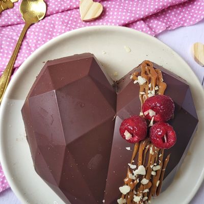 Gâteau au chocolat et framboise  