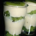 Mousse au mascarpone et kiwi