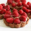 Tartelettes chocolat aux framboises