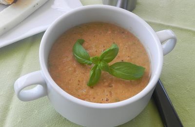 Gaspacho de tous les jours, sans gluten et sans lactose