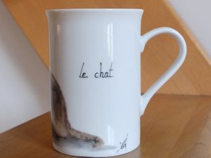 Peinture animalière sur mug