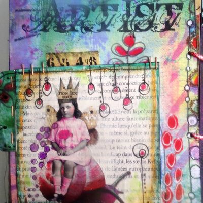 Art Journal ... C'est le cirque page 13 .. 