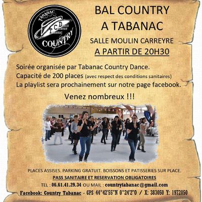 SAMEDI 13 NOVEMBRE - BAL COUNTRY A TABANAC (33)