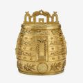 An Imperial Chinese gilt bronze ritual bell, bianzhong, Ming dynasty