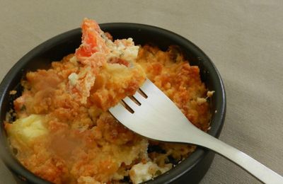 Crumble de Tomates au Chèvre Frais...