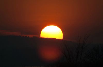 COUCHER DE SOLEIL ET RAYON VERT....