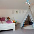 Le tipi et la déco de la chambre de Louison