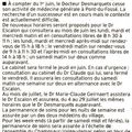 Info sur les docteurs de St Jean St Nicolas