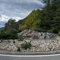 Rond-point à Sisteron
