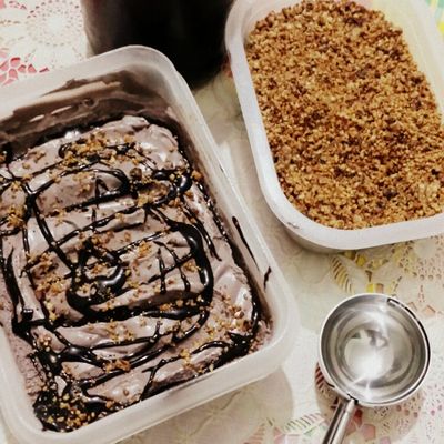 Glace Chocolat aux 3 ingrédients de FastGoodCuisine