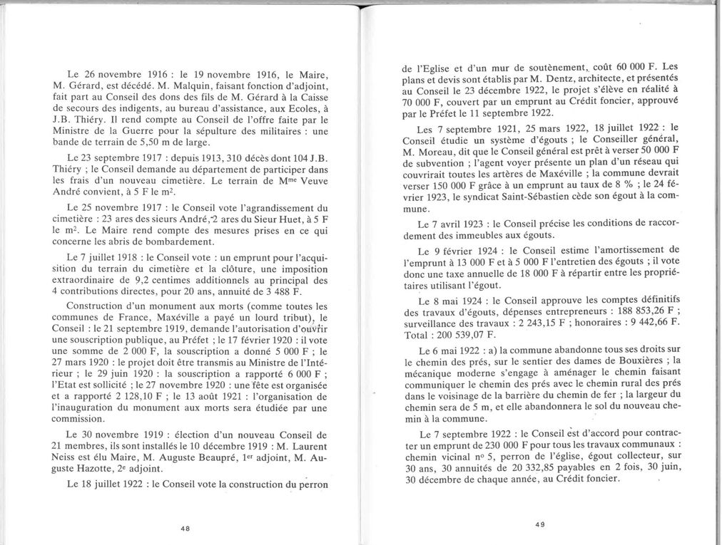 Histoire de Maxéville par André Vautrin 