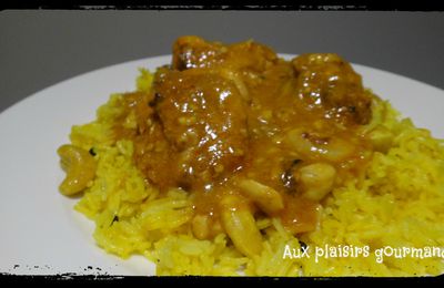 Poulet aux noix de cajou (ou Korma)