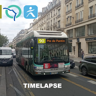 [POV] PARIS RATP Bus Ligne 90 à la place du conducteur ! (vidéo de Flo HDS sur YouTube)