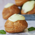 Choux au lemond curd léger