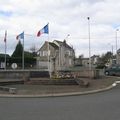 Rond-point à Mayenne