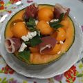 Melon Jambon de Pays et Feta