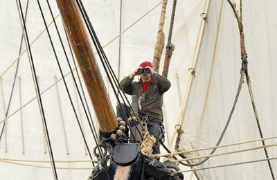 bateau Hermione de retour à Brest