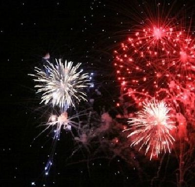 Feu d'artifice - St Raphaël - 14 juillet 2014