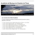 Concerts de l'académie de musique de chambre de Thury