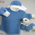 tuto tricot bebe, tricot bb, tutoriel, patron, explications, modèle layette bb a tricoter pdf