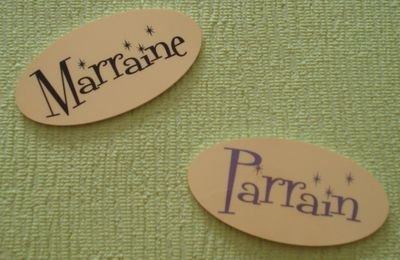 Badges pour baptême