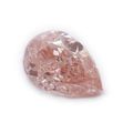 Philip Houtekier. .04 ct Fancy Orangy Pink Pear cut diamond