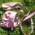 Petit sac et bandeau assorti