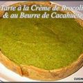 Tarte à la crème de Brocolis & beurre de Cacahuètes 