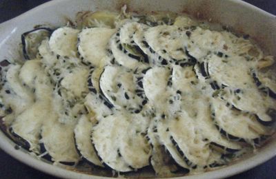 GRATIN COURGETTES - POMMES DE TERRE