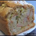 CAKE AU SURIMI ET COURGETTE