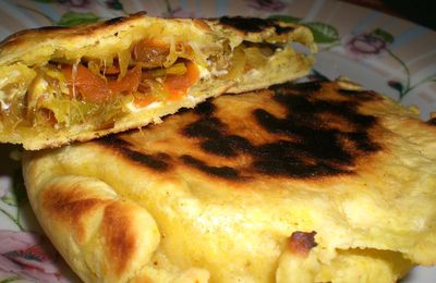 Naans express poireau / carotte / kiri / curry