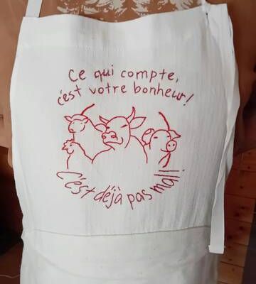 Un boucher-charcutier heureux 😂🪡🧵