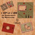 Pack BB et QP kit September by Mariscrap