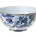 Bleu de Huê bowl, Minh Mang period 1820 – 1841, Vietnam