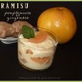 Tiramisu au pamplemousse et sirop au gingembre