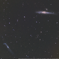 NGC4631, NGC3718, lunette 100mm